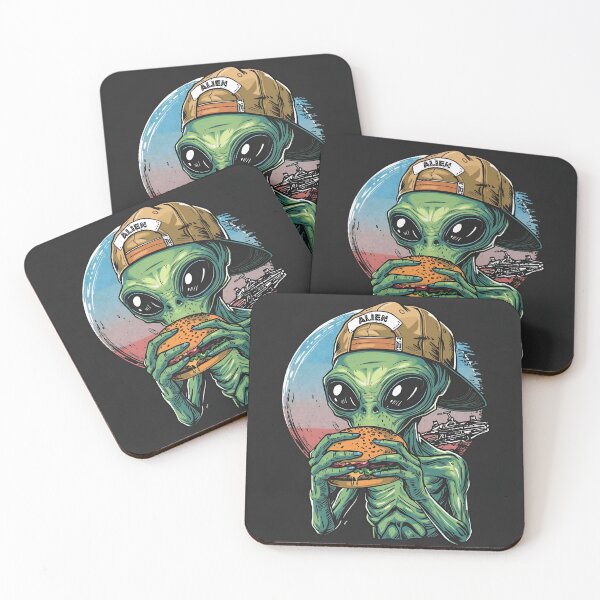 Item preview, Cool Alien Burger Time designed and sold by Art-Design-EM.