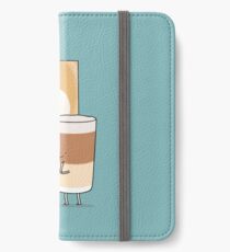 Latte art Étui portefeuille/coque/skin iPhone