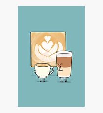 Latte art Photographic Print