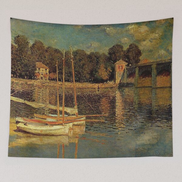 Item preview, The Railway Bridge at Argenteuil designed and sold by tomorrowsart.