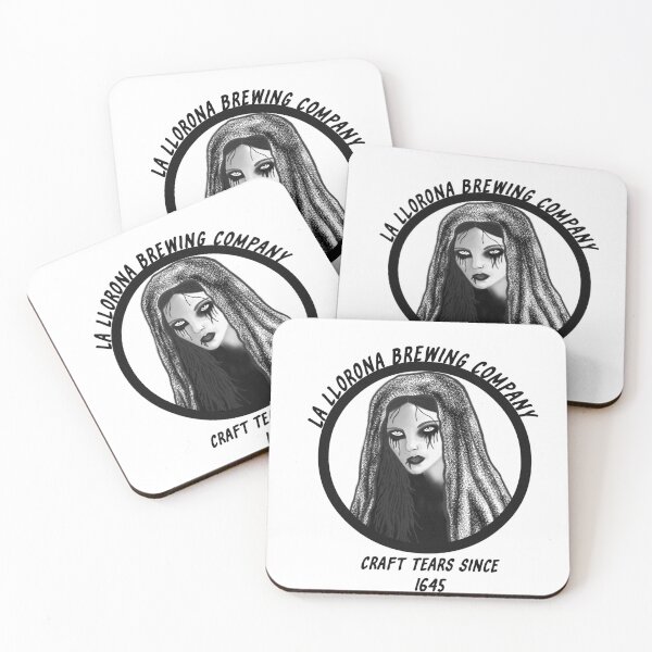 Item preview, La Llorona Brewing Company B&W designed and sold by SanchezSketches.