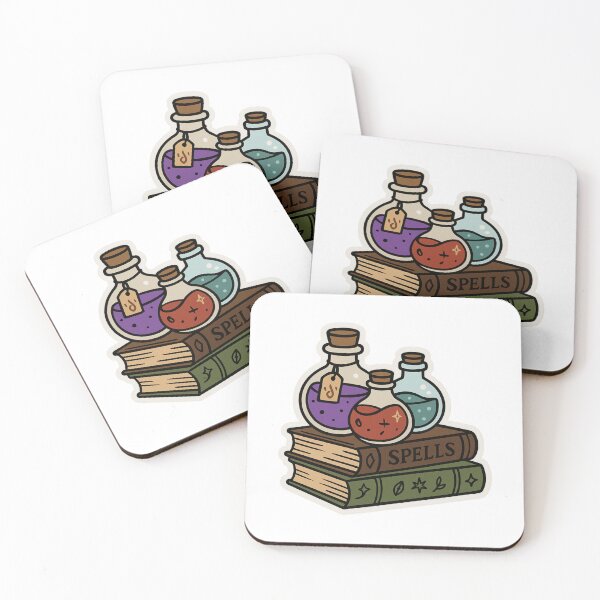 Item preview, Potion Bottles and Spell Books designed and sold by ThePeelAppeal.