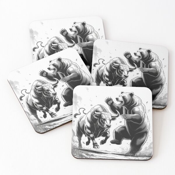 Item preview, Bull vs Bear designed and sold by Alphaturi₿₮C.