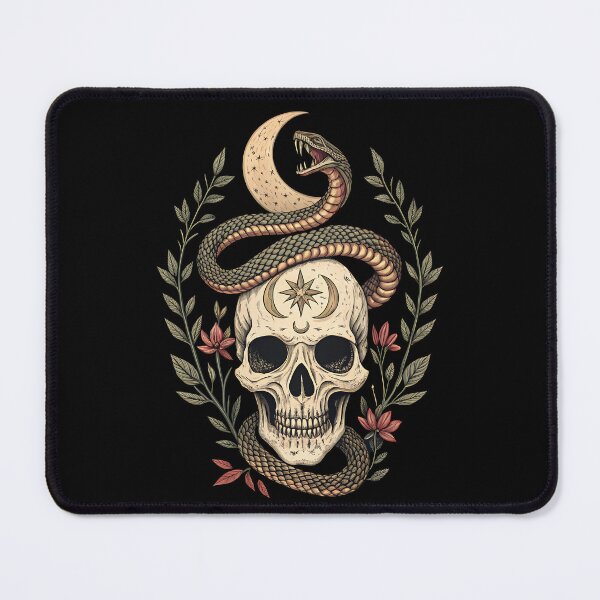 Item preview, Serpent Skull designed and sold by SolombraArt.