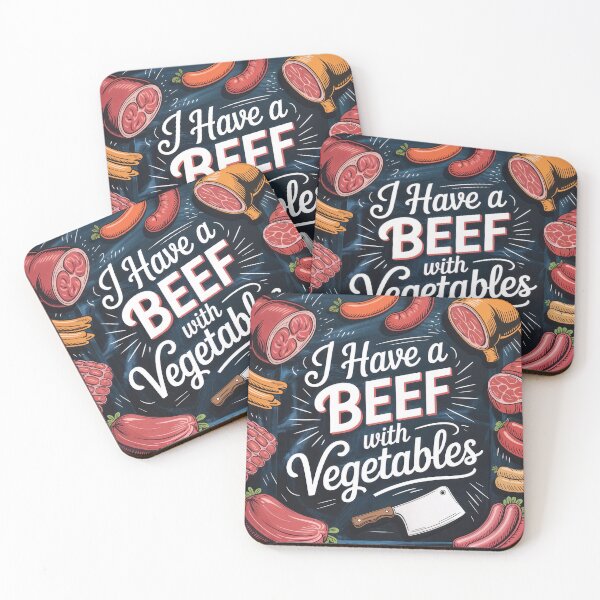 Item preview, Meat vs. Veggies: The Ultimate Food Feud designed and sold by ForeverPrintsOK.