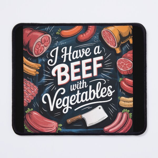 Item preview, Meat vs. Veggies: The Ultimate Food Feud designed and sold by ForeverPrintsOK.