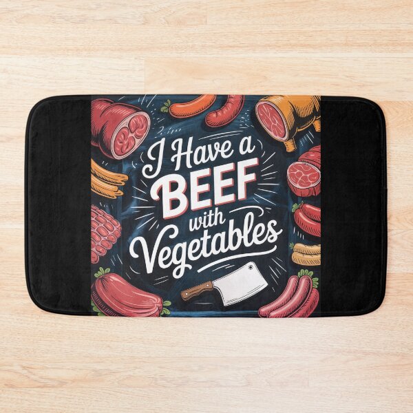 Item preview, Meat vs. Veggies: The Ultimate Food Feud designed and sold by ForeverPrintsOK.