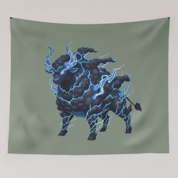 Item preview, Mythical Storm Bull | Fantasy Lightning Ox designed and sold by E-SarnEdge.