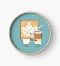 Latte art Horloge