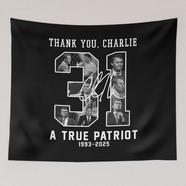 Item preview,  Charlie Kirk  A True Patriot  Memorial Tribute Signature designed and sold by JeyVel.