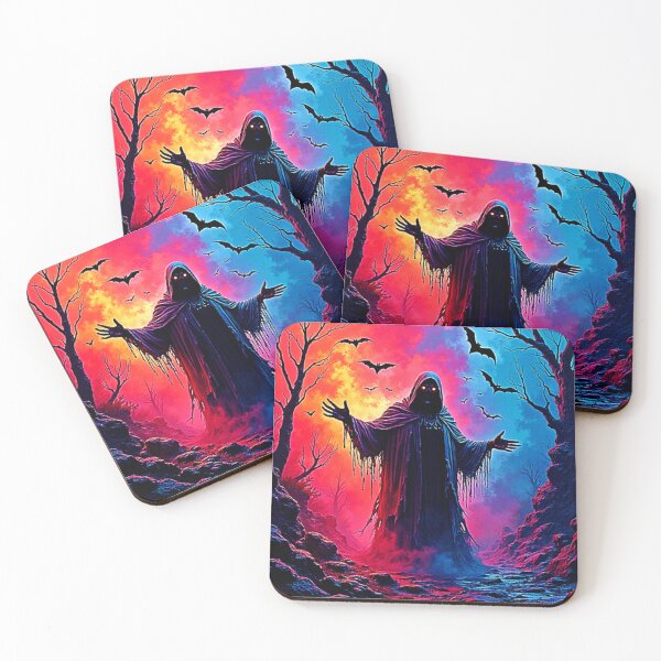 Item preview, Haunting Demon Cloaked In Shadows Design designed and sold by Health And Fitness Posts e-Store.