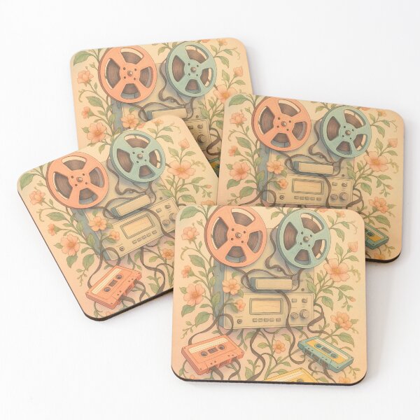 Item preview, Cassette and Flowers Harmony designed and sold by jumpercat.
