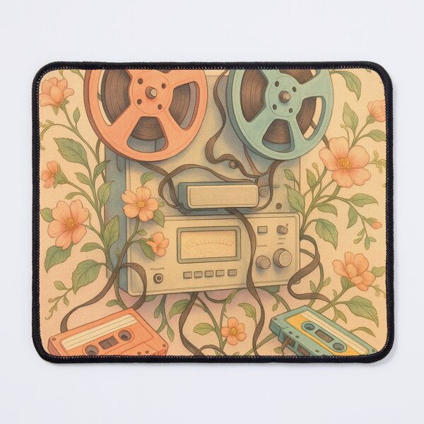 Item preview, Cassette and Flowers Harmony designed and sold by jumpercat.