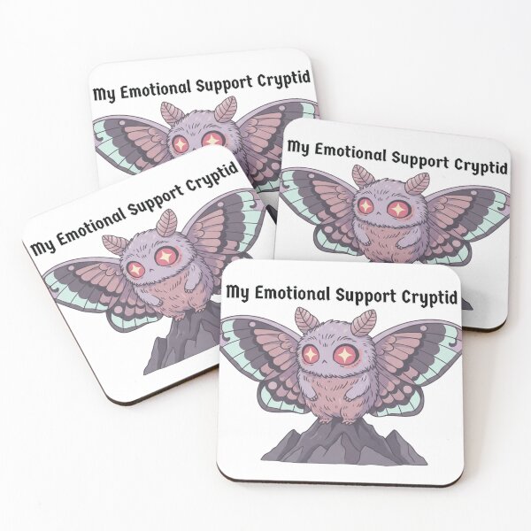 Item preview, Mothman Kawaii Design – My Emotional Support Cryptid | Cute Paranormal Mythical Creature Shirt designed and sold by CulturalCurios.