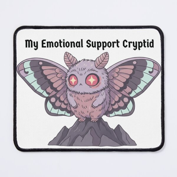 Item preview, Mothman Kawaii Design – My Emotional Support Cryptid | Cute Paranormal Mythical Creature Shirt designed and sold by CulturalCurios.