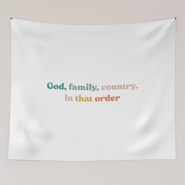 Item preview, God Family Country in That Order Freedom with CK designed and sold by faridman.