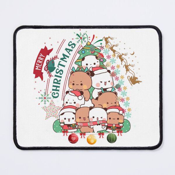 Item preview, Merry Christmas Bubu Dudu Tree Panda And Brownie Bear True Love Couple 2026 designed and sold by BrightStreets.