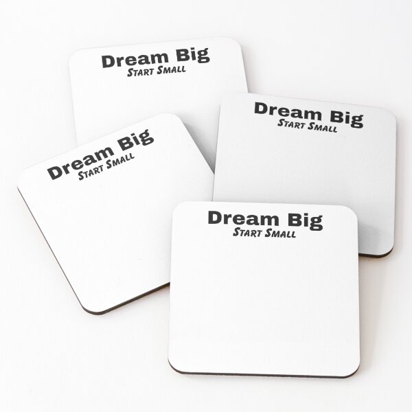 Item preview, Dream big Start small designed and sold by FontiqueStudio.