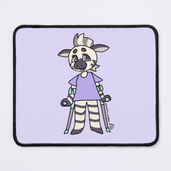 Item preview, Ellie The Rare Condition Buddy Forearm Crutches Drawing designed and sold by TheBuddies.