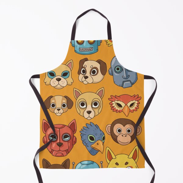Item preview, Retro Robo-Pets Pattern designed and sold by MySignatureItems.