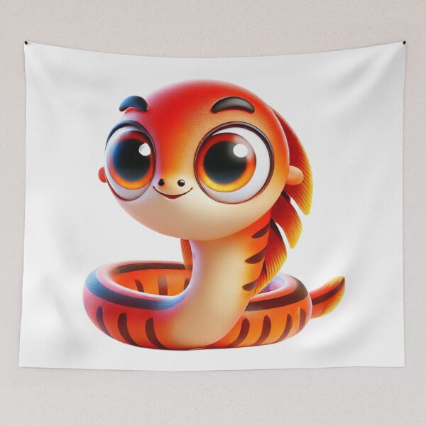 Item preview, Adorable Fire Eel designed and sold by Sillytoe.