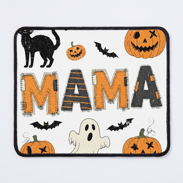 Artikelvorschau, MAMA Patchwork-Collage Halloween entworfen und verkauft von Drip stamp.