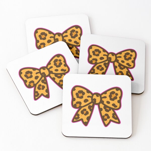 Item preview, Pink and Leopard Print Bow designed and sold by Interstellar Lotus .