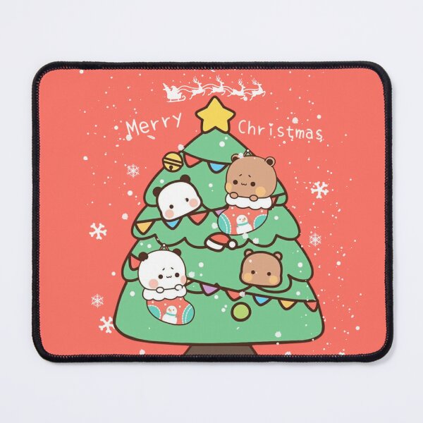 Item preview, Merry Christmas Bubu Dudu Tree Panda And Brownie Bear True Love Couple 2026 designed and sold by BrightStreets.
