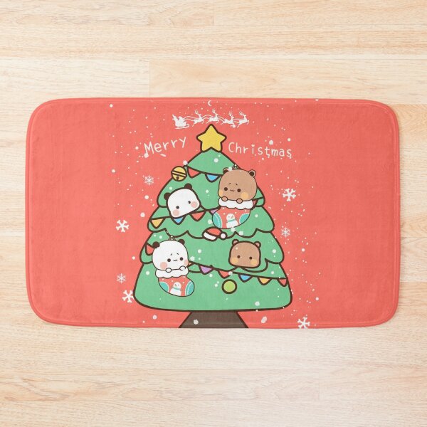Item preview, Merry Christmas Bubu Dudu Tree Panda And Brownie Bear True Love Couple 2026 designed and sold by BrightStreets.