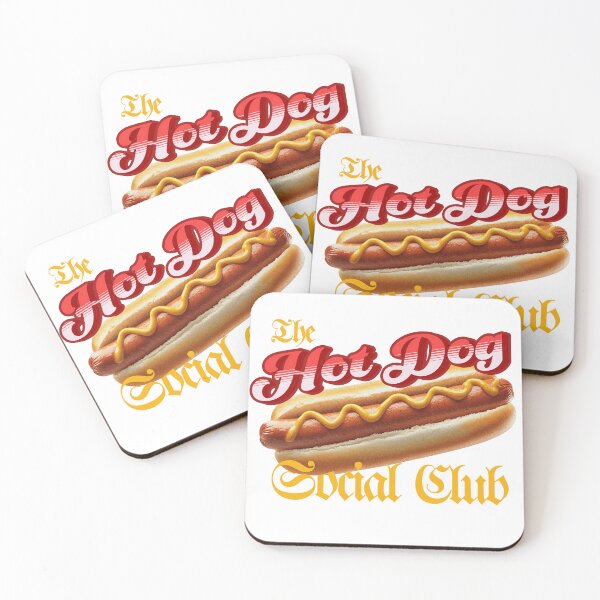 Item preview, Hot Dog Social Club designed and sold by LuluVonMeow.