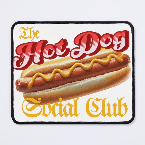 Item preview, Hot Dog Social Club designed and sold by LuluVonMeow.