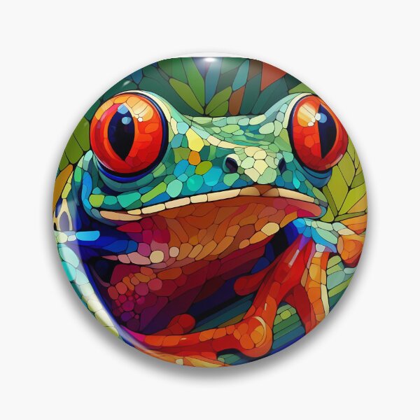 Item preview, Red eye Tree Frog Abstract designed and sold by Liscar95.