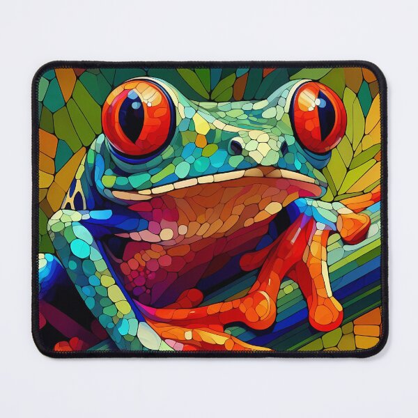 Item preview, Red eye Tree Frog Abstract designed and sold by Liscar95.