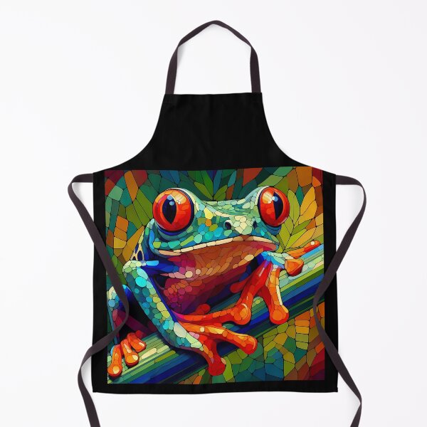 Item preview, Red eye Tree Frog Abstract designed and sold by Liscar95.