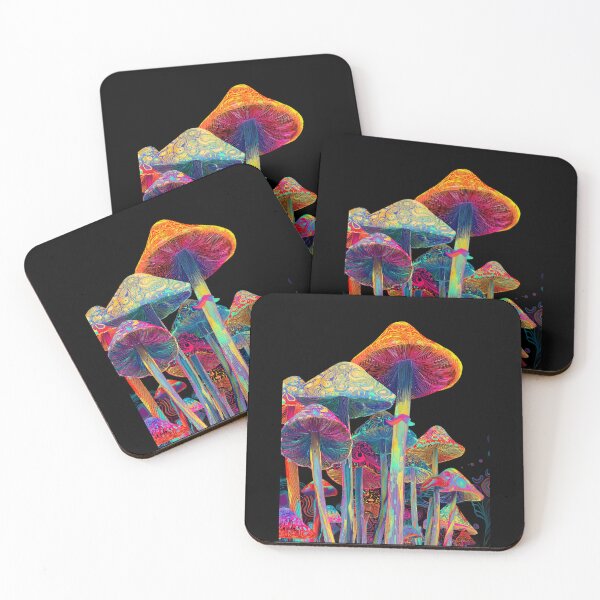 Artikelvorschau, Psychedelische Pilze – Neon Fantasy Design entworfen und verkauft von Meiersbeste.