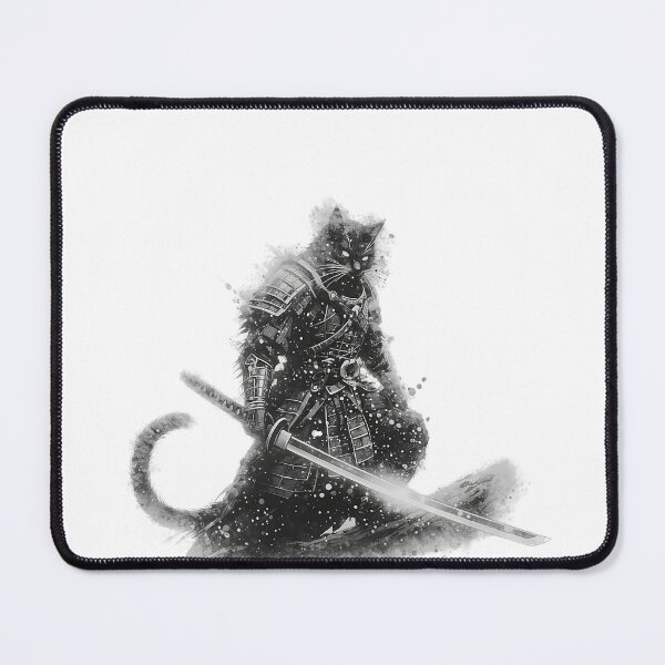 Item preview, Samurai Cat - CATana Warrior T-Shirt designed and sold by TylerRotell.