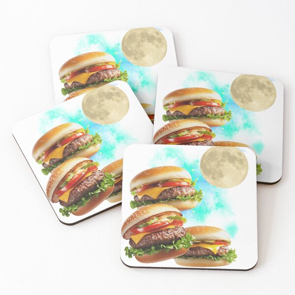 Item preview, Three Burger Moon designed and sold by LuluVonMeow.