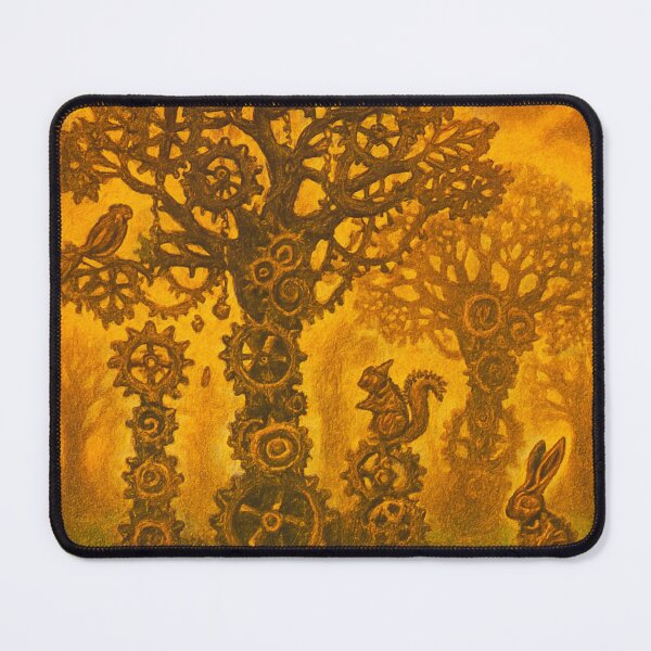 Item preview, Steampunk Gear Forest with Clockwork Animals designed and sold by StudioTZ.