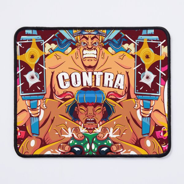 Item preview, Retro Run-and-Gun Action Illustration – “CONTRA Tribute Battle Scene” designed and sold by Hezteiner.
