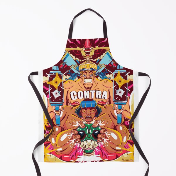Item preview, Retro Run-and-Gun Action Illustration – “CONTRA Tribute Battle Scene” designed and sold by Hezteiner.