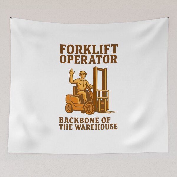 Item preview, Forklift Operator – Backbone of the Warehouse designed and sold by RetroNibylander.