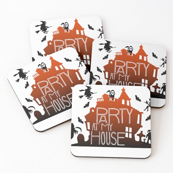 Item preview, Halloween Party orange/black designed and sold by Motel Sunset.