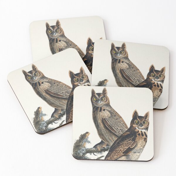 Item preview, Great Horned Owl – John James Audubon (1827) designed and sold by IslandArt.