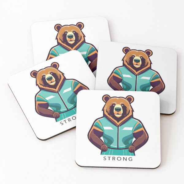 Item preview, bear t-shirt ideal for sports, grizzly bear, gift t-shirt designed and sold by Davimonst.