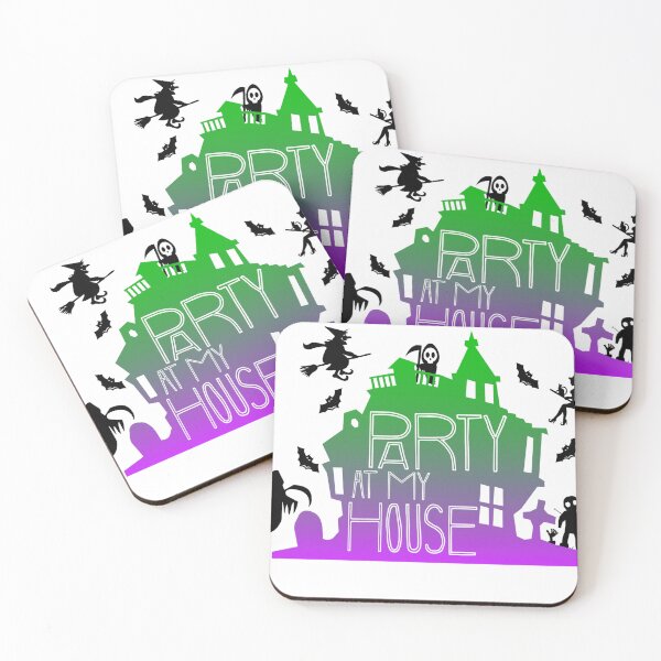 Item preview, Halloween Party pink/green designed and sold by Motel Sunset.