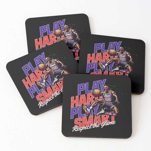 Item preview, Play Hard Play Smart Basketball Art designed and sold by Not Hugo.