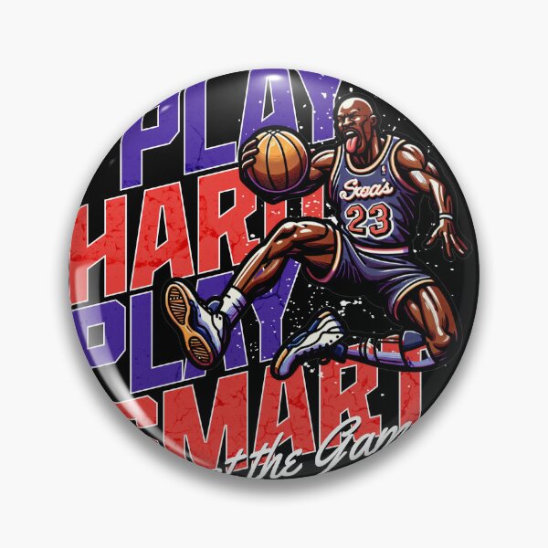 Item preview, Play Hard Play Smart Basketball Art designed and sold by Not Hugo.