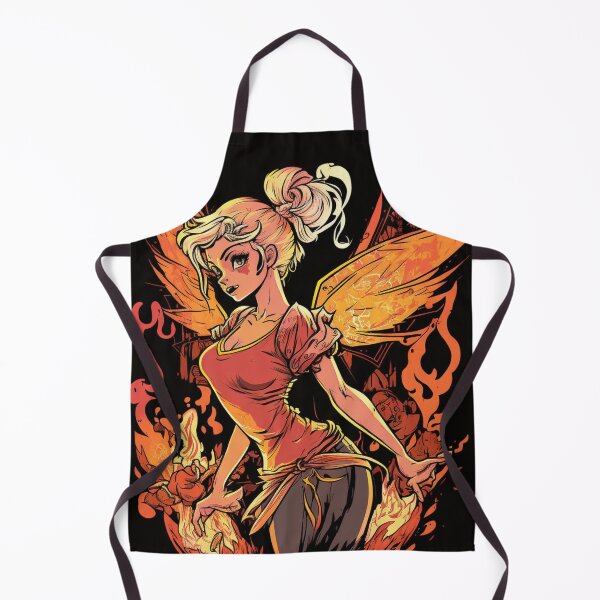 Item preview, Inferno Fairy – Fiery Fantasy Character Illustration designed and sold by The-Chic-Geek-.
