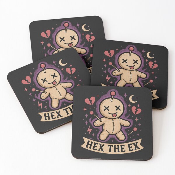 Item preview, Hex the Ex – Cute Voodoo Doll Witchy Design designed and sold by Printessive Designs.