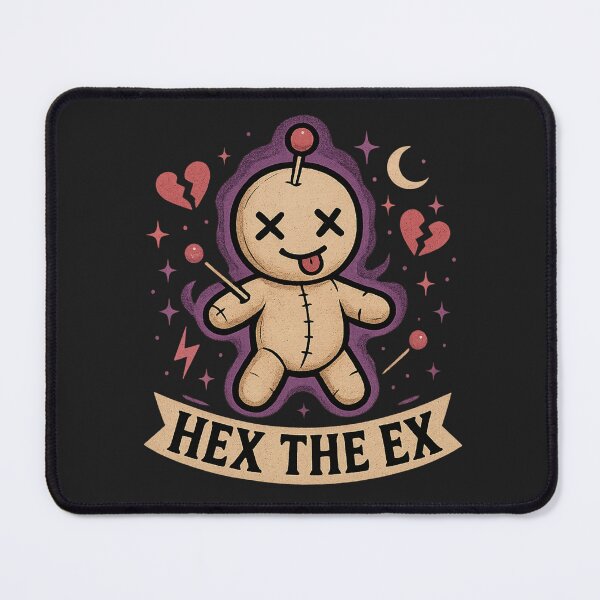 Item preview, Hex the Ex – Cute Voodoo Doll Witchy Design designed and sold by Printessive Designs.